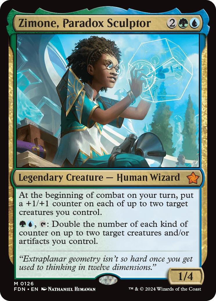 Foundations #126 Zimone, Paradox Sculptor