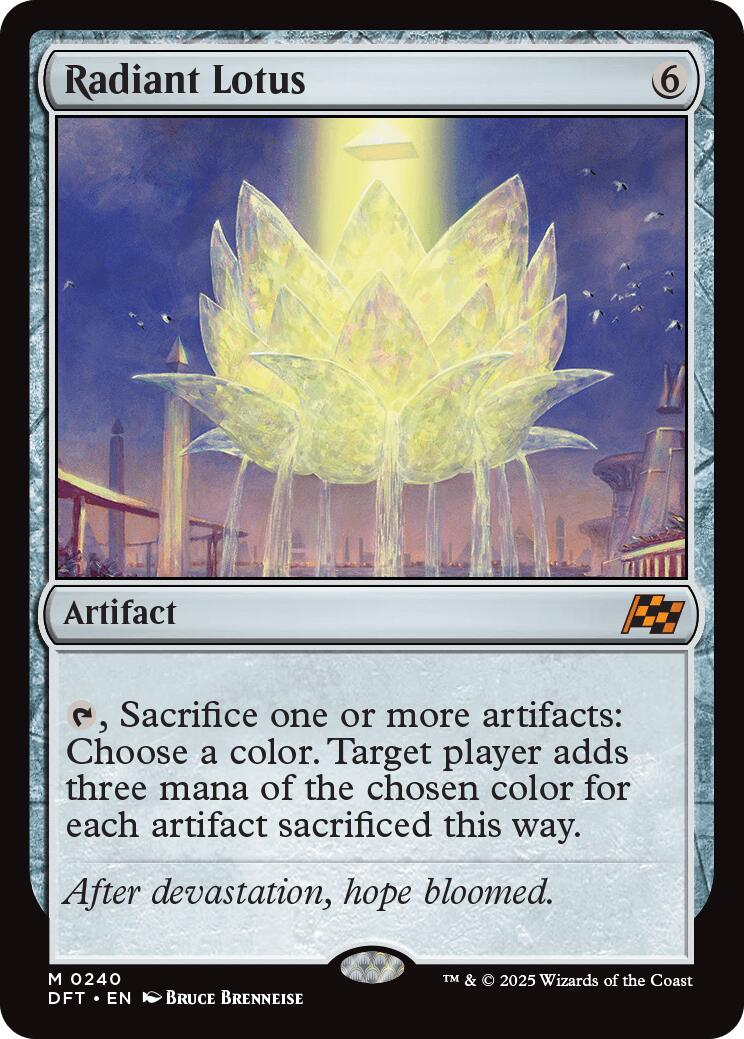 Aetherdrift #240 Radiant Lotus Foil