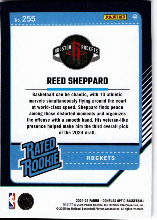2024-25 Donruss Optic #255 Reed Sheppard