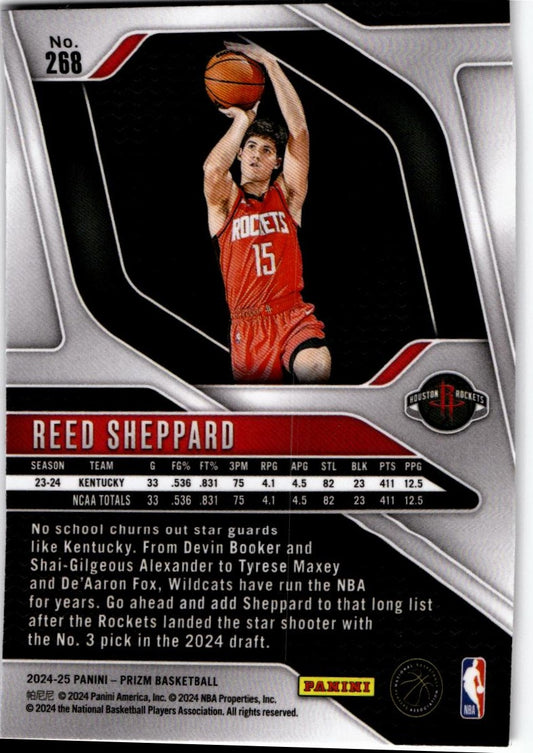2024-25 Panini Prizm #268 Reed Sheppard