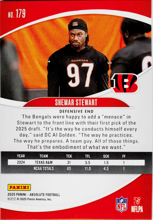 2025 Panini Absolute #179 Shemar Stewart Retail