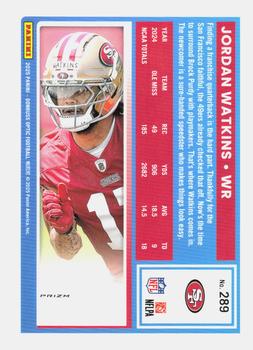 2025 Donruss Optic #289 Jordan Watkins Pink