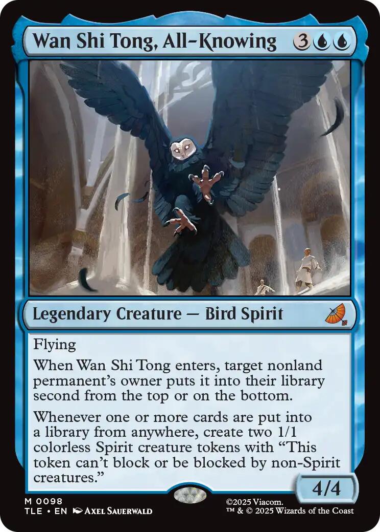 Avatar: The Last Airbender: Eternal-Legal #98 Wan Shi Tong, All-Knowing