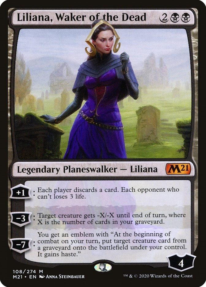 Core Set 2021 #108 Liliana, Waker of the Dead