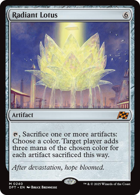 Aetherdrift #240 Radiant Lotus Foil