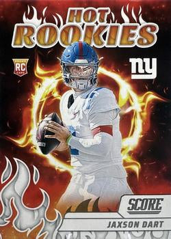 2025 Score #6 Jaxson Dart Hot Rookies