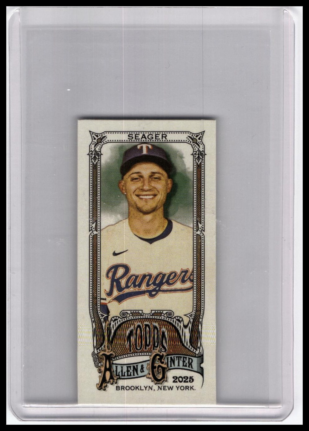 2025 Topps Allen & Ginter #81 Corey Seager Mini-Card