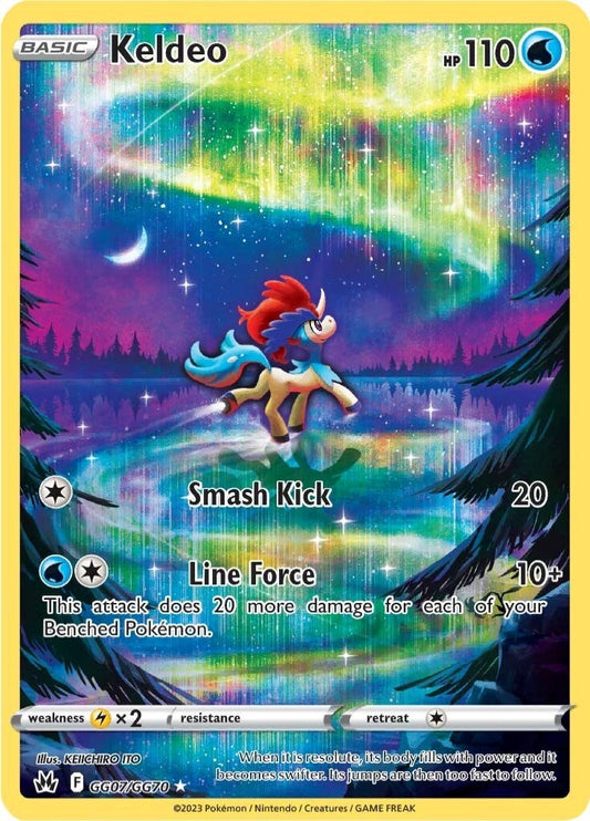 SWSH: Crown Zenith: Galarian Gallery #GG07/GG70 Keldeo