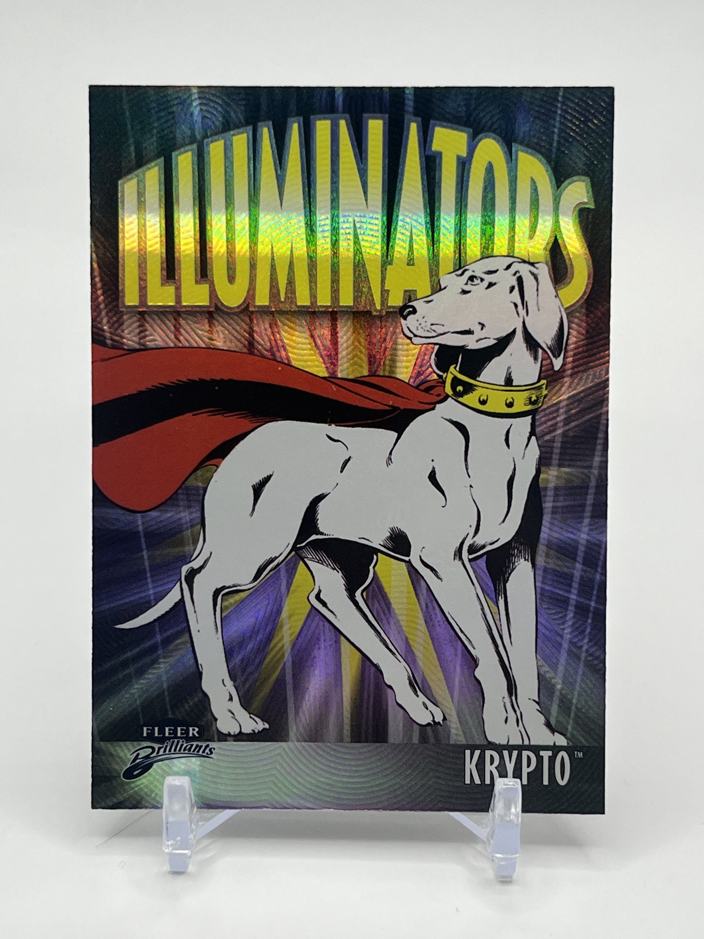 2025 Fleer Brilliants Superman #I-7 Krypto Illuminators