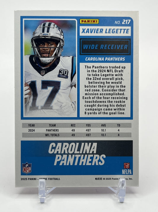 2025 Score #217 Xavier Legette Ellipse #/399