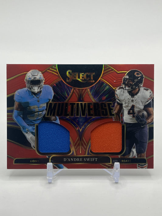 2025 Panini Select #MVJ-DST D'Andre Swift Multiverse Jerseys Prizm #/149