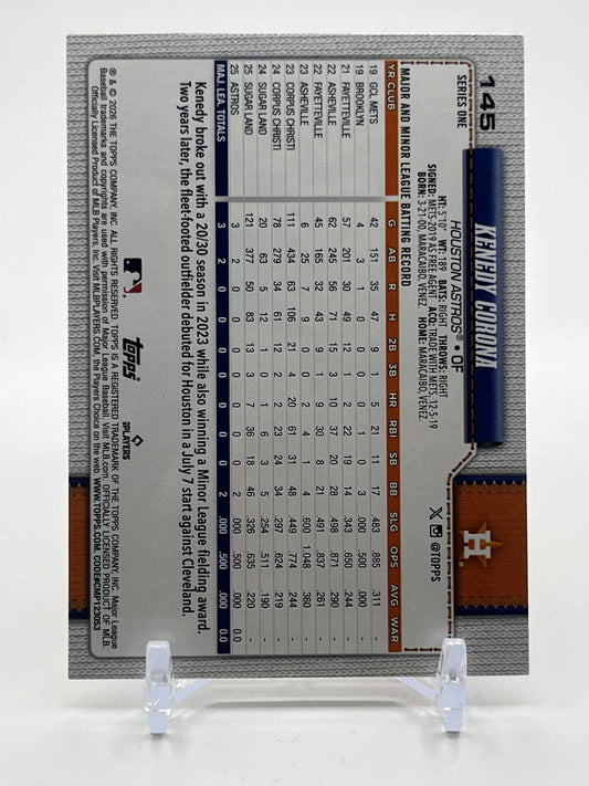 2026 Topps #145 Kenedy Corona