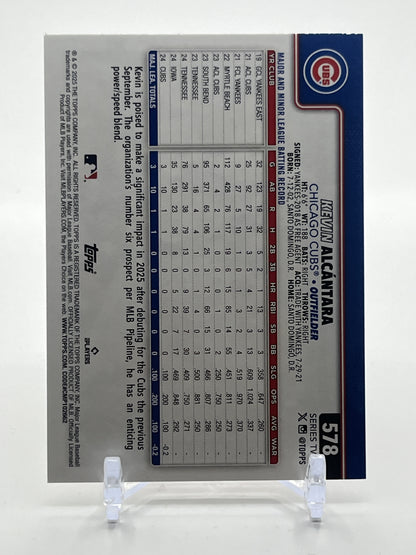 2025 Topps Chrome #173 Kevin Alcántara