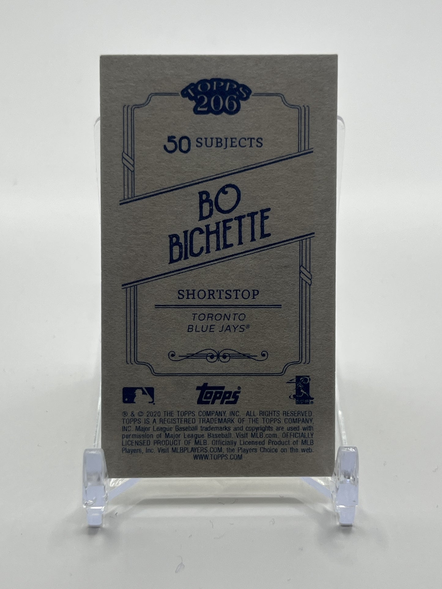 2020 Topps 206 #NNO Bo Bichette