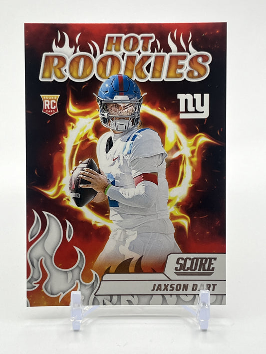 2025 Score #6 Jaxson Dart Hot Rookies