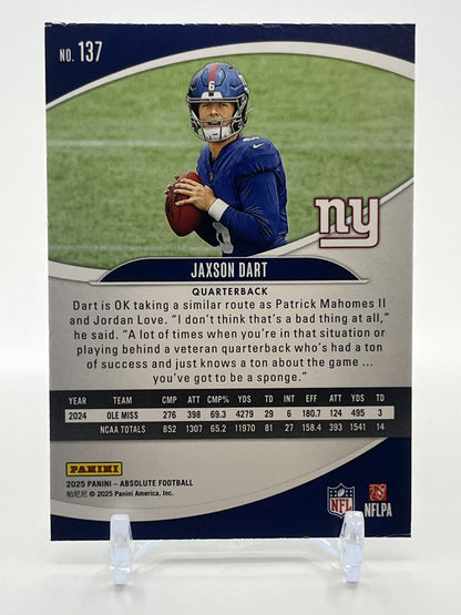 2025 Panini Absolute #137 Jaxson Dart Retail