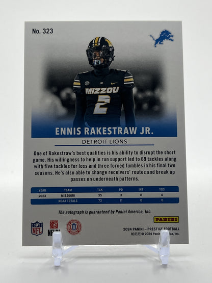2024 Panini Prestige #323 Ennis Rakestraw Xtra Points Signatures Premium