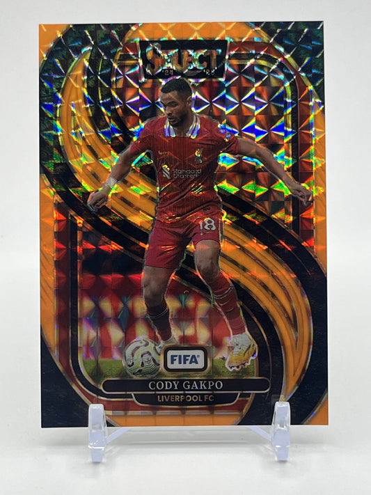 2024-25 Panini Select FIFA #122 Cody Gakpo Orange Fluorescent #/125