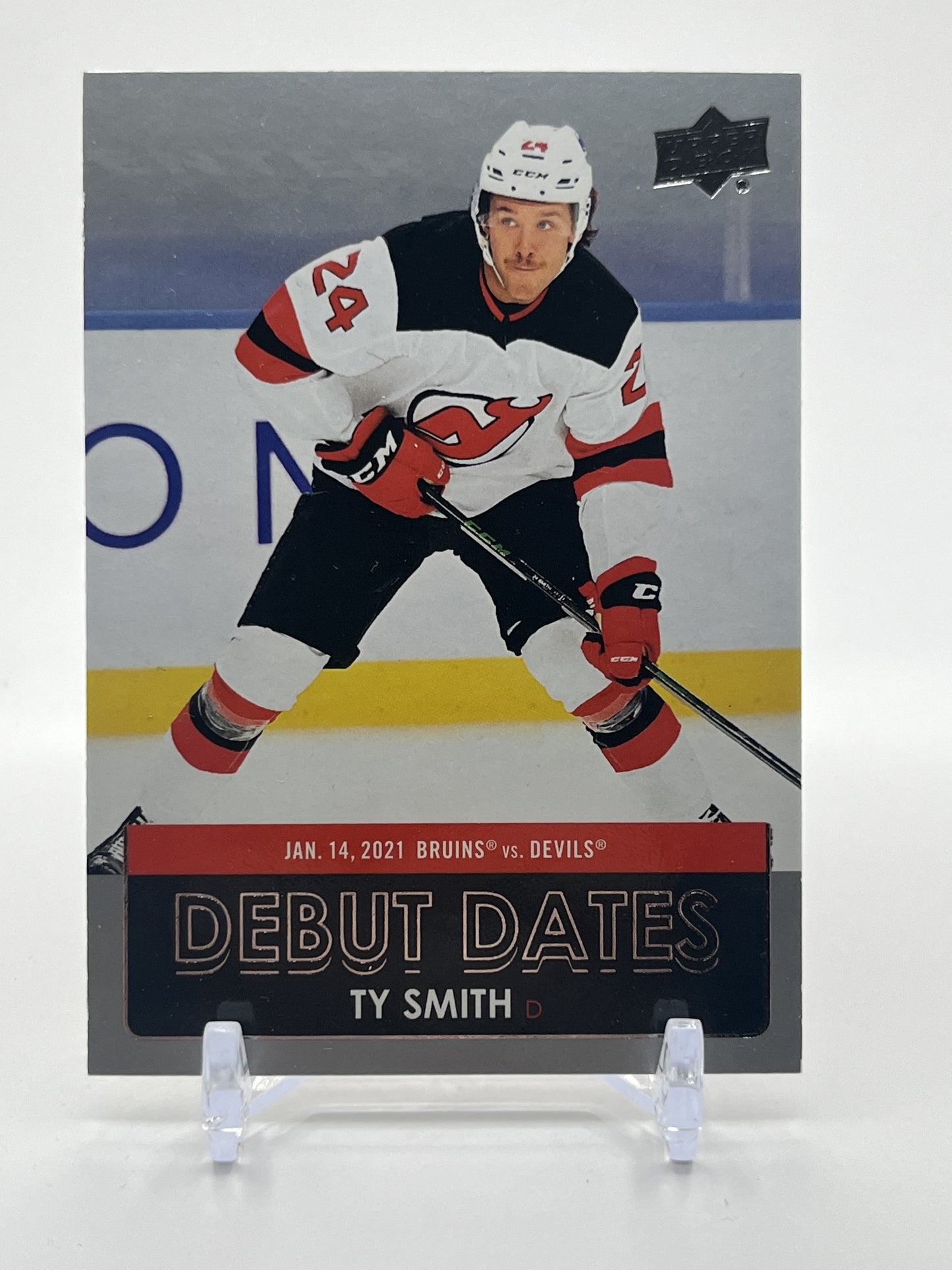 2021-22 Upper Deck #DD-8 Ty Smith Debut Dates