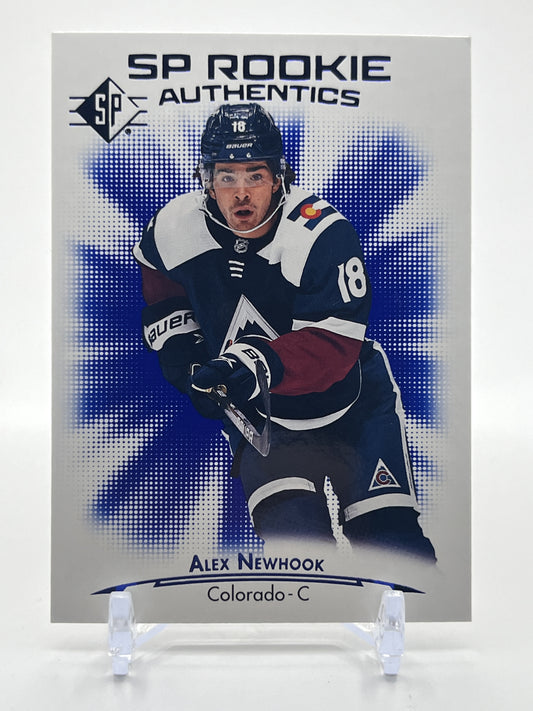 2021-22 SP #140 Alex Newhook Blue