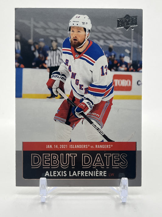 2021-22 Upper Deck #DD-1 Alexis Lafreniere Debut Dates