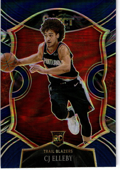 2020-21 Panini Select #100 CJ Elleby Blue