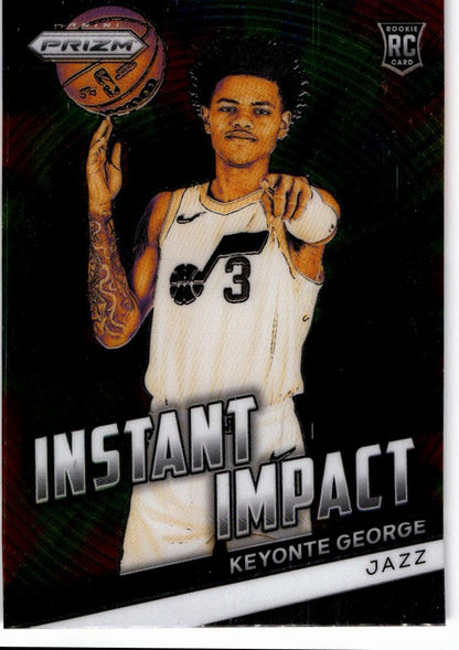2023-24 Panini Prizm #11 Keyonte George Instant Impact