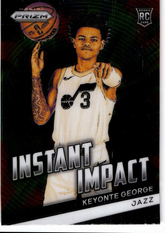 2023-24 Panini Prizm #11 Keyonte George Instant Impact