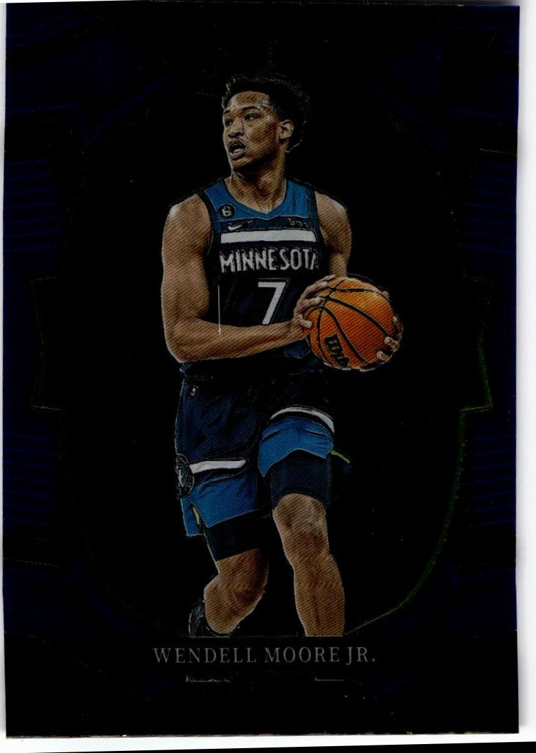 2022-23 Panini Select #73 Wendell Moore Jr. Blue Prizms