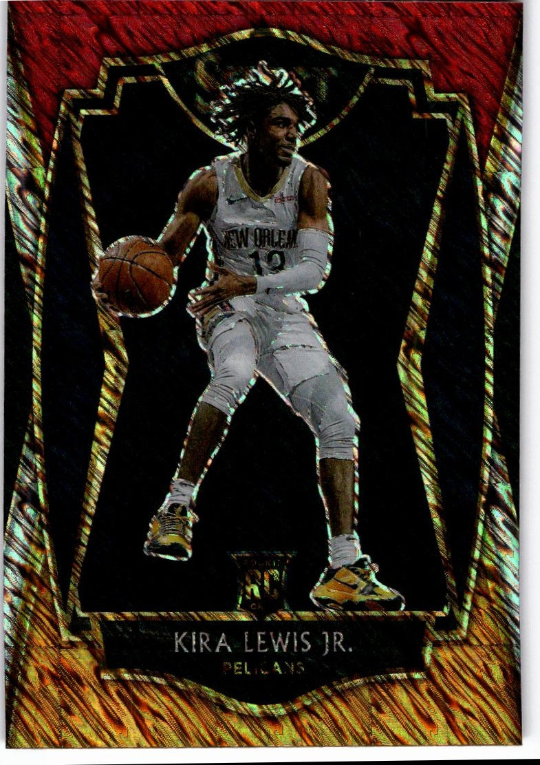 2020-21 Panini Select #178 Kira Lewis Jr. Red White Orange Shimmer