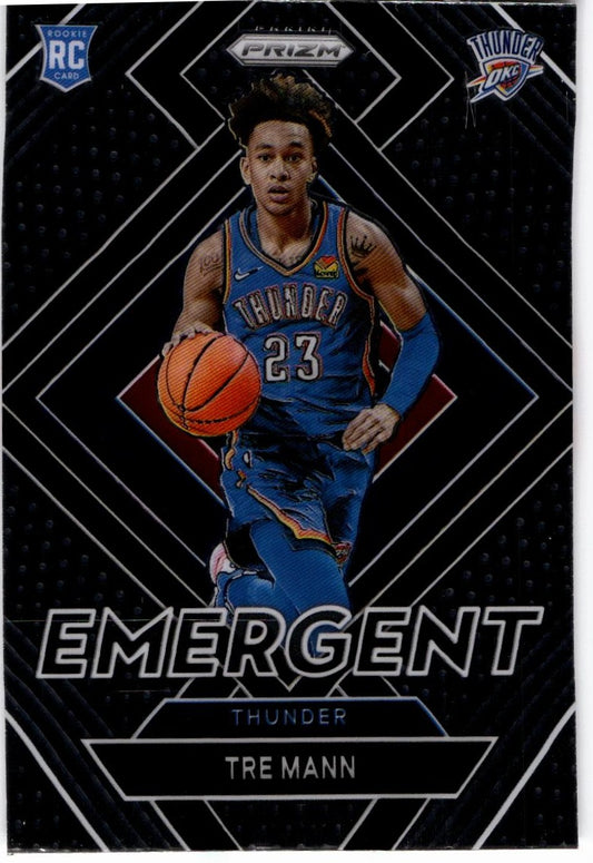 2021-22 Panini Prizm #21 Tre Mann Emergent