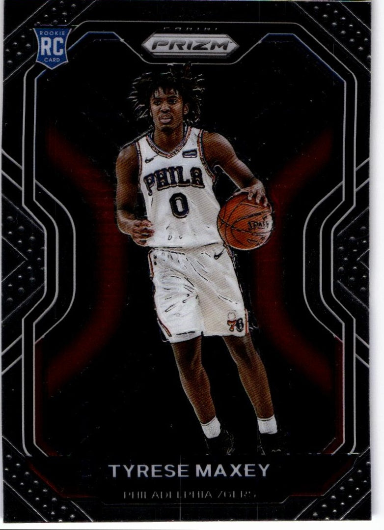 2020-21 Panini Prizm #256 Tyrese Maxey
