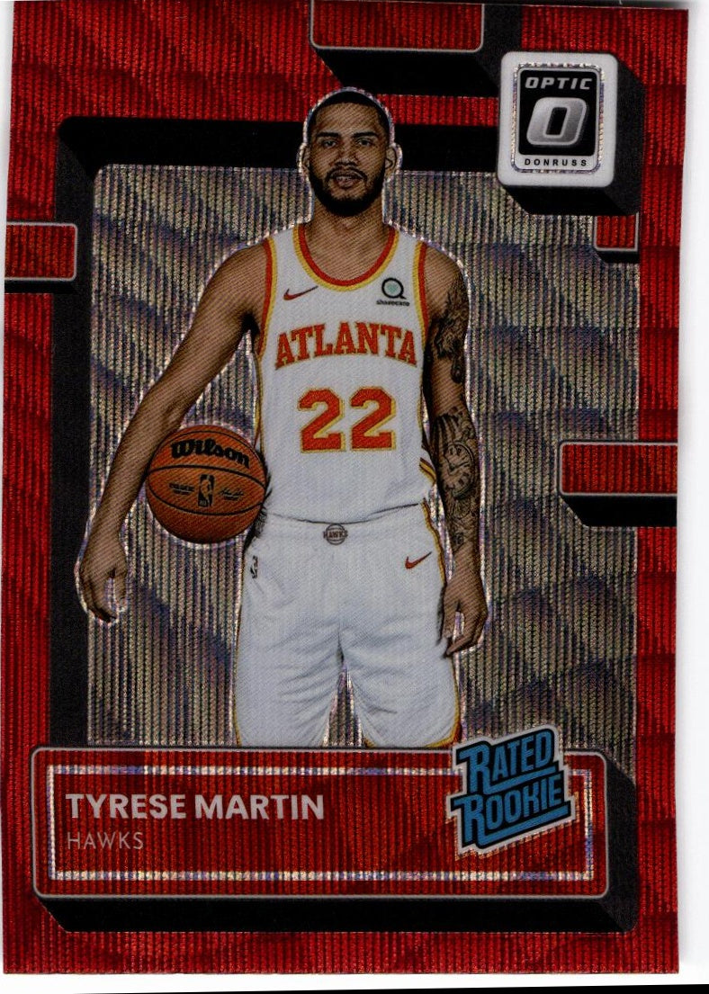 2022-23 Donruss Optic #234 Tyrese Martin Hyper Red