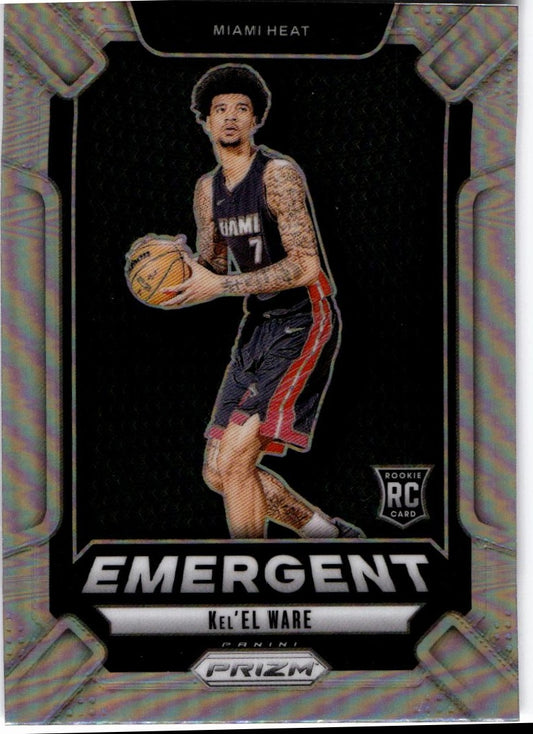2024-25 Panini Prizm #2 Kel'el Ware Emergent Prizms Silver