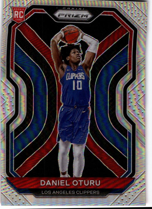 2020-21 Panini Prizm #279 Daniel Oturu Silver Prizms