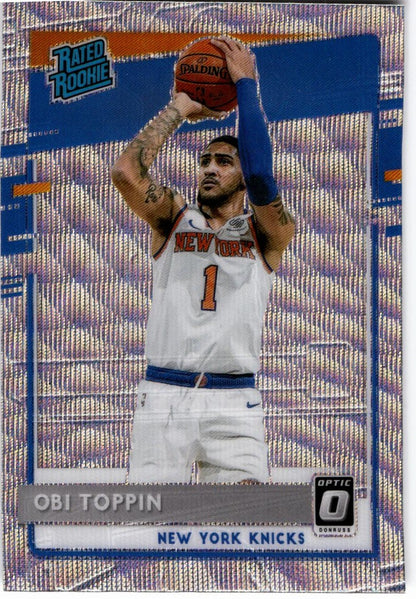 2020-21 Donruss Optic #158 Obi Toppin Fanatics