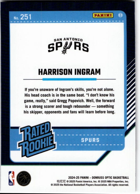 2024-25 Donruss Optic #251 Harrison Ingram