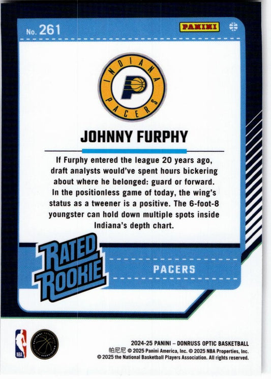 2024-25 Donruss Optic #261 Johnny Furphy