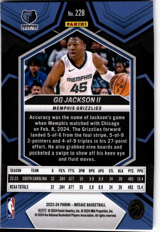 2023-24 Panini Mosaic #228 GG Jackson II