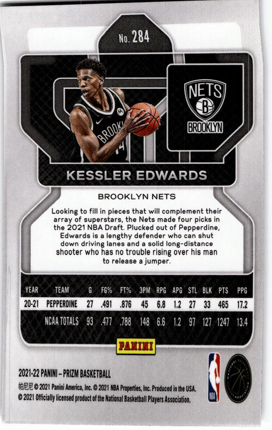 2021-22 Panini Prizm #284 Kessler Edwards