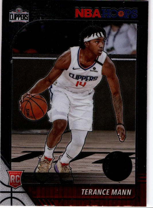 2019-20 Hoops Premium Stock #245 Terance Mann