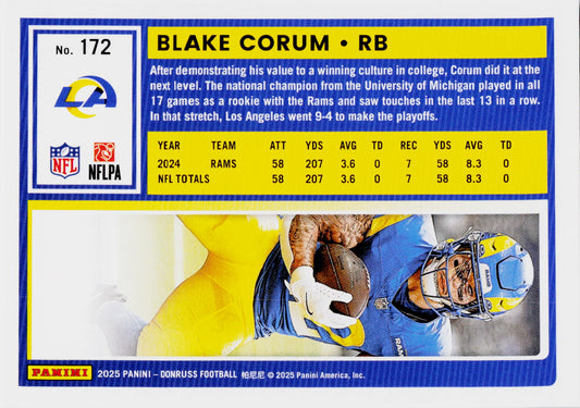 2025 Donruss #172 Blake Corum