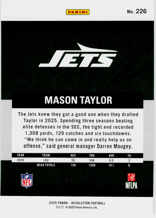 2025 Panini Revolution #226 Mason Taylor