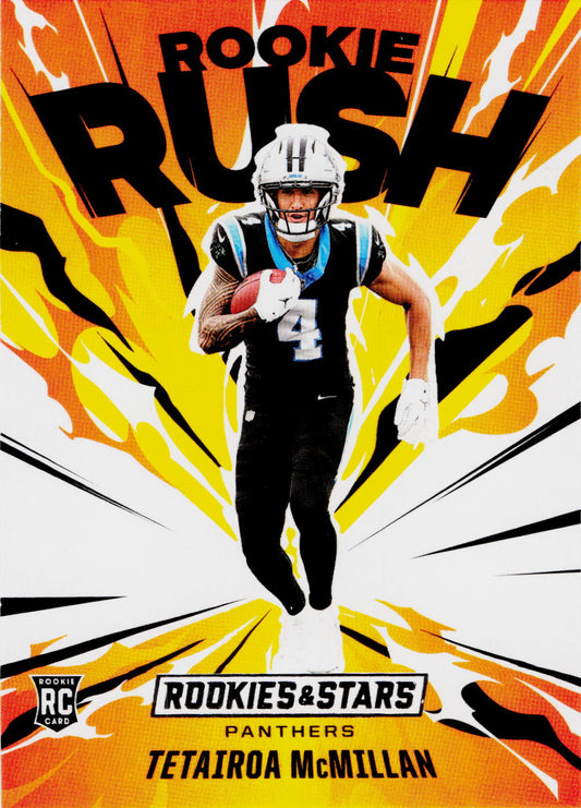 2025 Panini Rookies & Stars #9 Tetairoa McMillan Rookie Rush