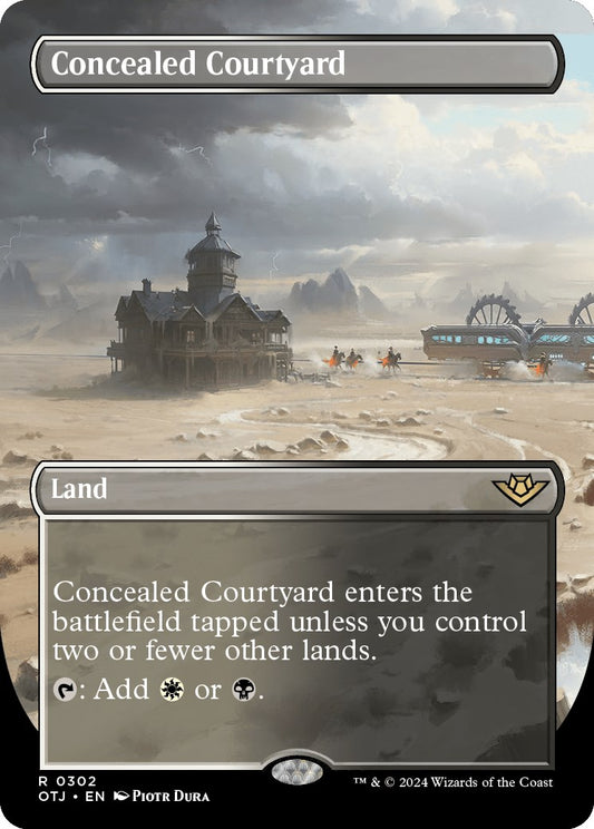 Outlaws of Thunder Junction #302 Concealed Courtyard (Borderless)