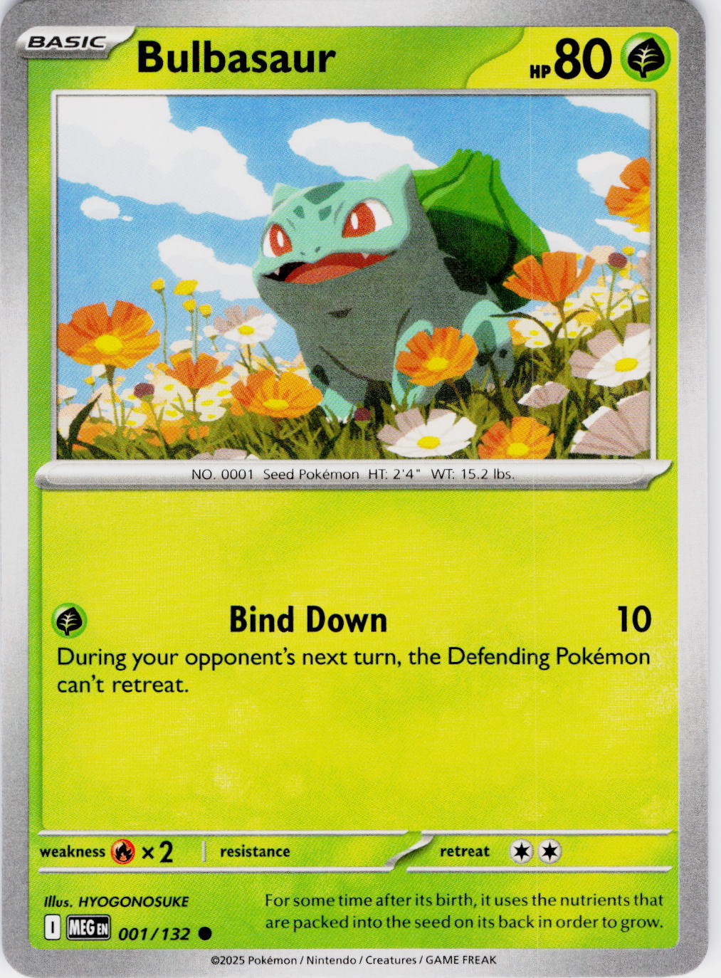#001/132 Bulbasaur (Pokemon Day 2026)