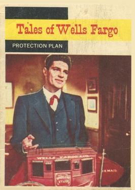 1958 A&BC TV Westerns #61 Protection Plan Tales of Wells Fargo