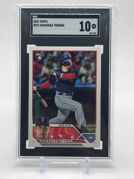 2023 Topps #471 Masataka Yoshida SGC 10 RC