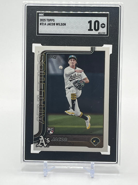 2025 Topps #314 Jacob Wilson SGC 10