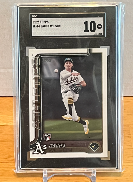 2025 Topps #314 Jacob Wilson SGC 10